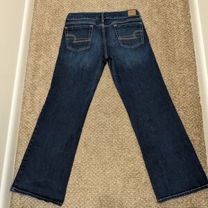 American Eagle Outfitters Dark Blue Flare Jeans